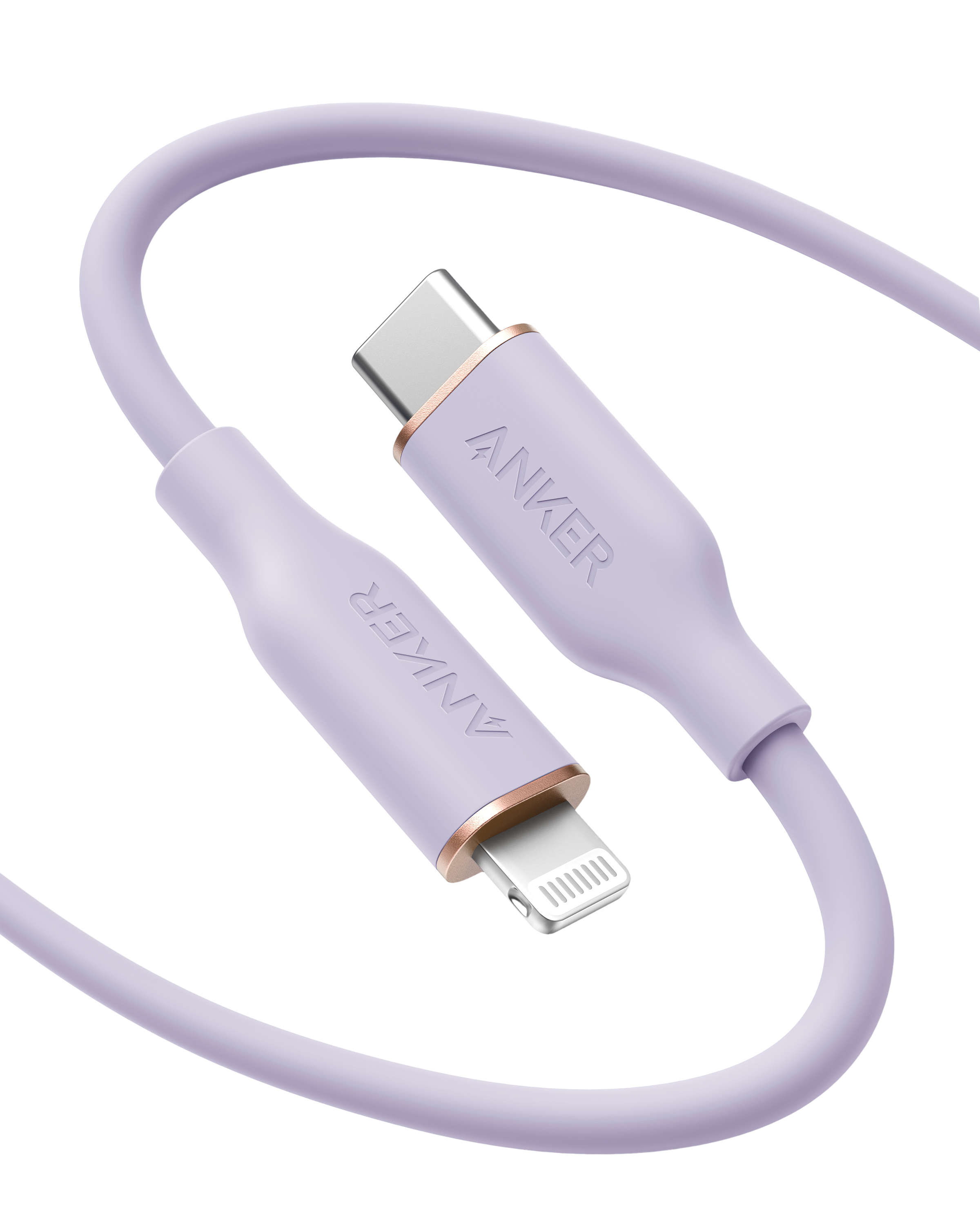 Anker <b>641</b> USB-C to Lightning Cable (Flow, Silicone)