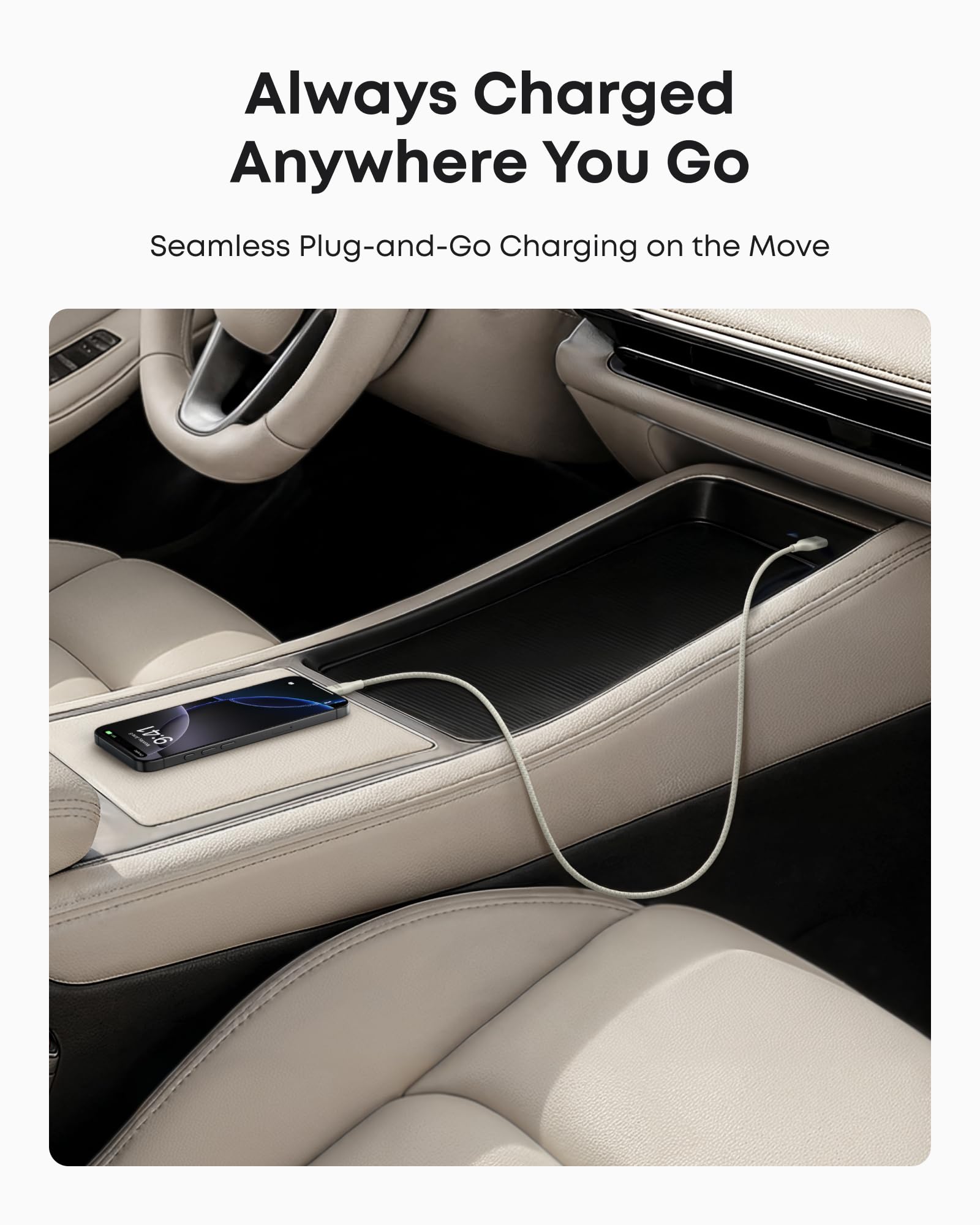 Anker USB-A to USB-C Cable (3 ft/6 ft, Upcycled-Braided)
